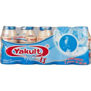 Yakult sin azúcar 5 pzas de 80 ml c/u